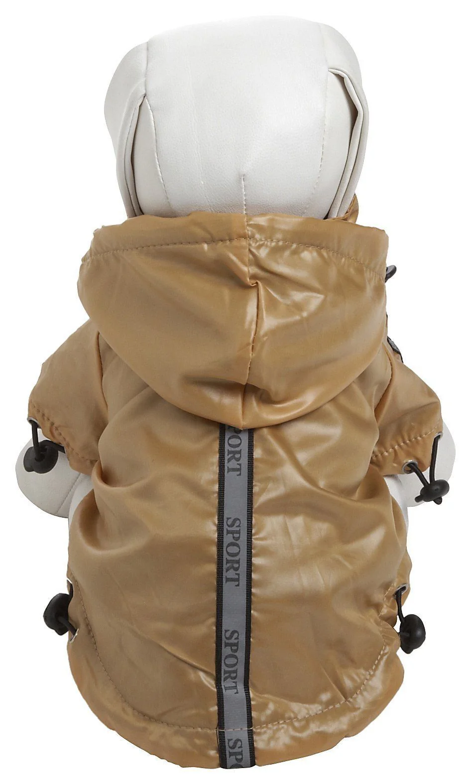 Pet Life ® 'Reflecta-Sport' Multi-Adjustable Reflective Weather-Proof Dog Raincoat w/ Removable Hood - Image 12