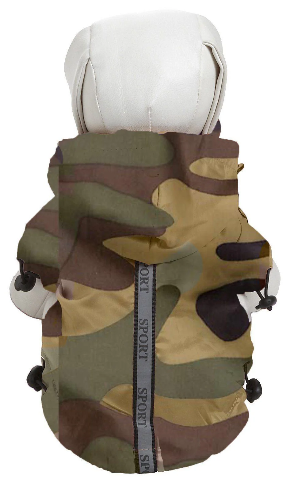 Pet Life ® 'Reflecta-Sport' Multi-Adjustable Reflective Weather-Proof Dog Raincoat w/ Removable Hood - Image 14