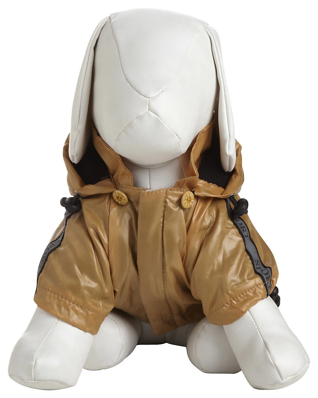 Pet Life ® 'Reflecta-Sport' Multi-Adjustable Reflective Weather-Proof Dog Raincoat w/ Removable Hood - Image 9