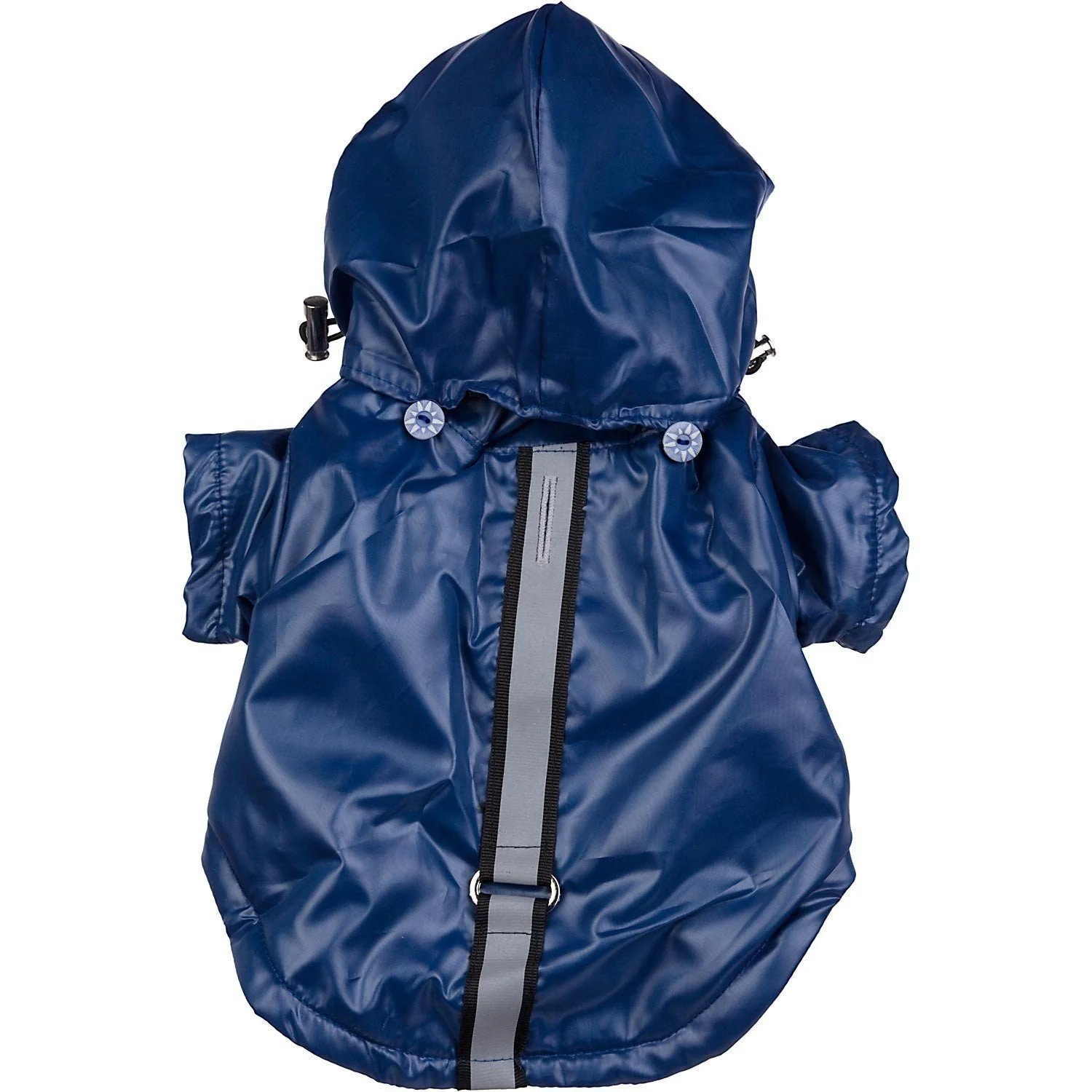 Pet Life ® 'Reflecta-Sport' Multi-Adjustable Reflective Weather-Proof Dog Raincoat w/ Removable Hood - Image 5