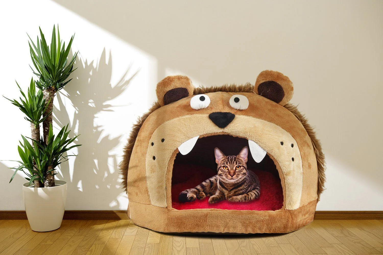 Pet Life ® 'Roar Bear' Snuggle Plush Polar Fleece Fashion Designer Pet Dog Bed House Lounge - Image 7