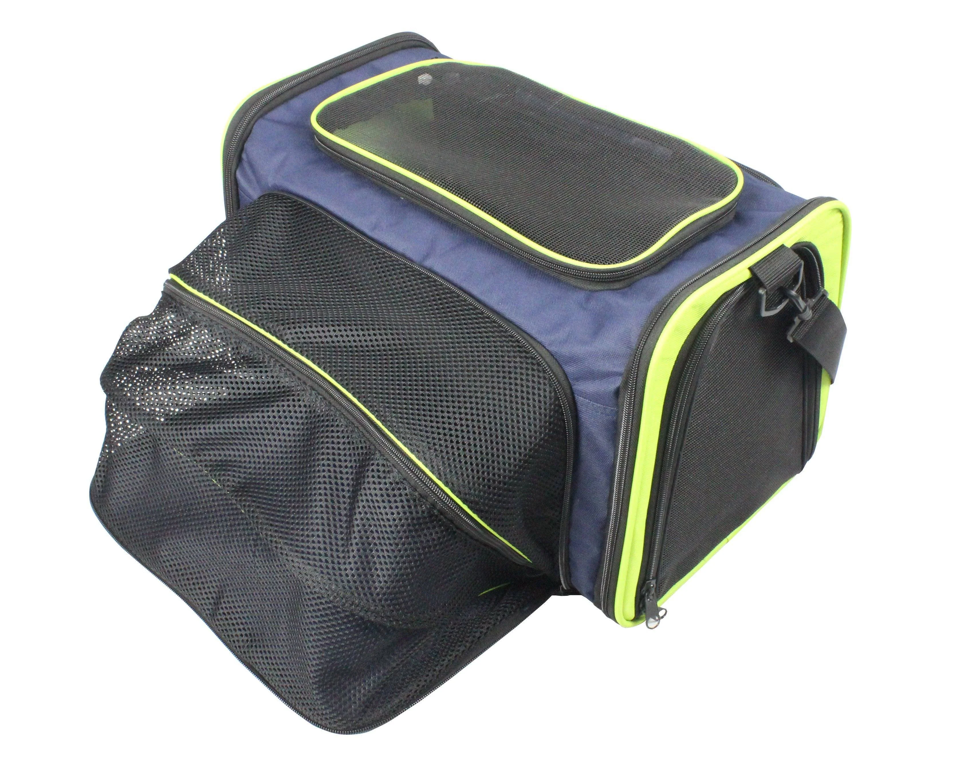 Pet Life ® 'Roomeo' Airline Approved Dual Expandable and Folding Collapsible Fashion Travel Pet Dog Carrier Crate - Image 4