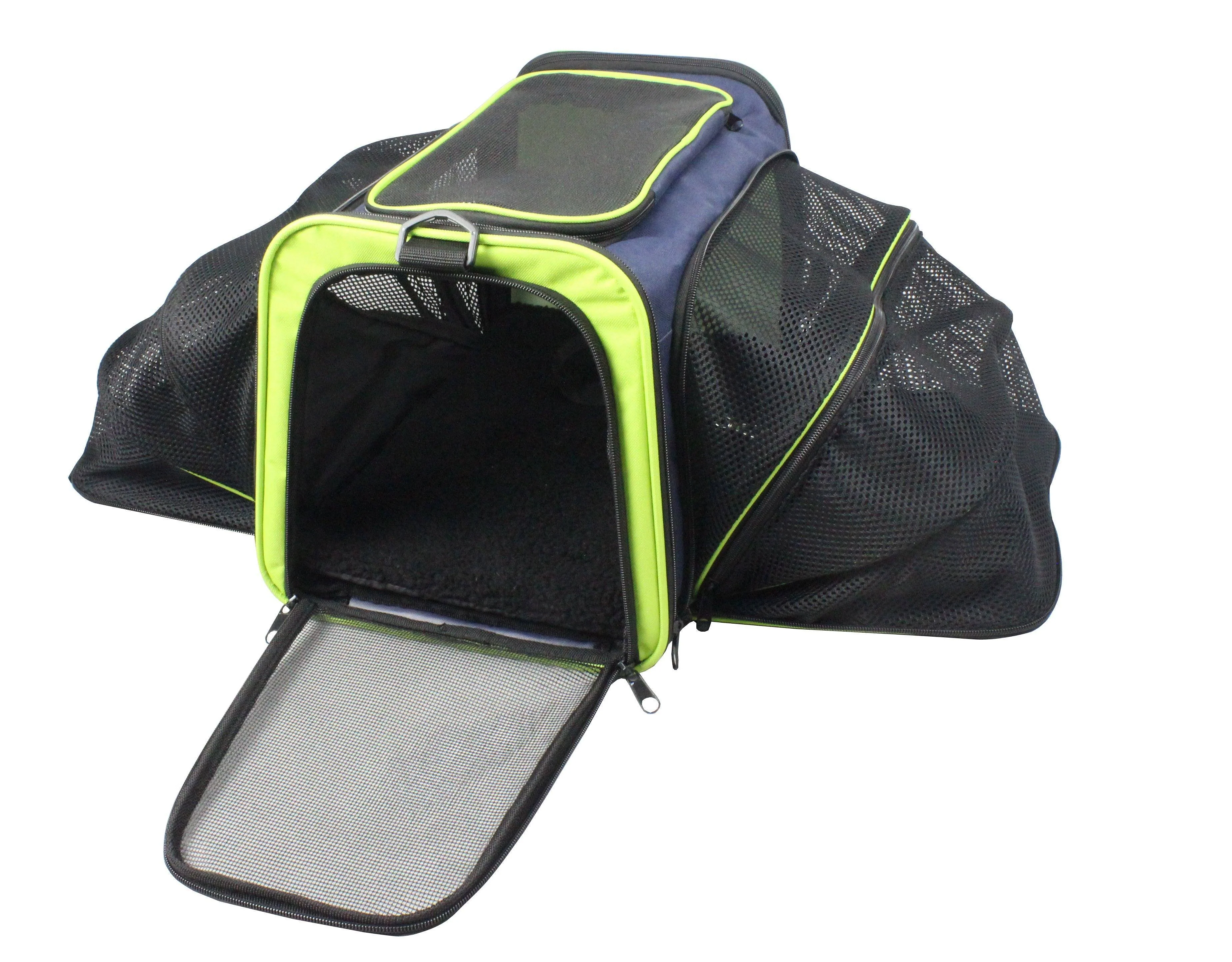 Pet Life ® 'Roomeo' Airline Approved Dual Expandable and Folding Collapsible Fashion Travel Pet Dog Carrier Crate - Image 5