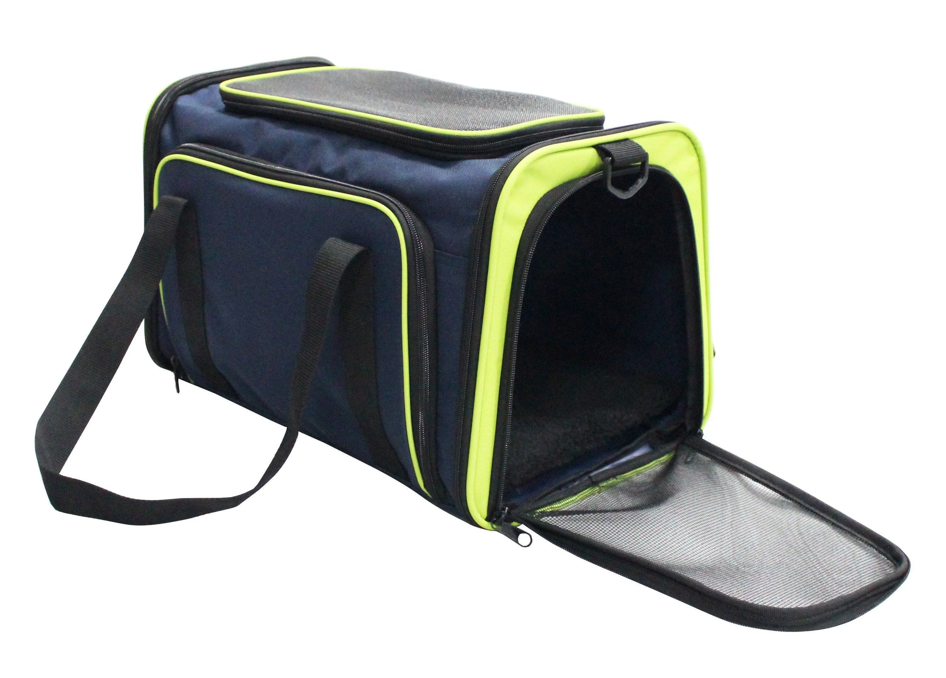 Pet Life ® 'Roomeo' Airline Approved Dual Expandable and Folding Collapsible Fashion Travel Pet Dog Carrier Crate - Image 6