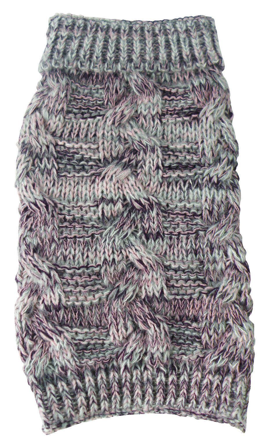 Pet Life ® 'Royal Bark' Heavy Cable Knitted Designer Fashion Dog Sweater - Image 10