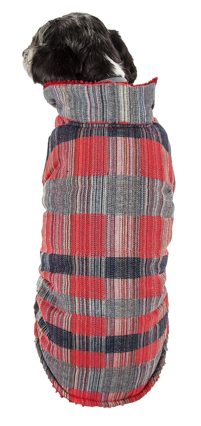 Pet Life ® 'Scotty' Tartan Classical Insulated Fashion Plaid Dog Coat - Image 4