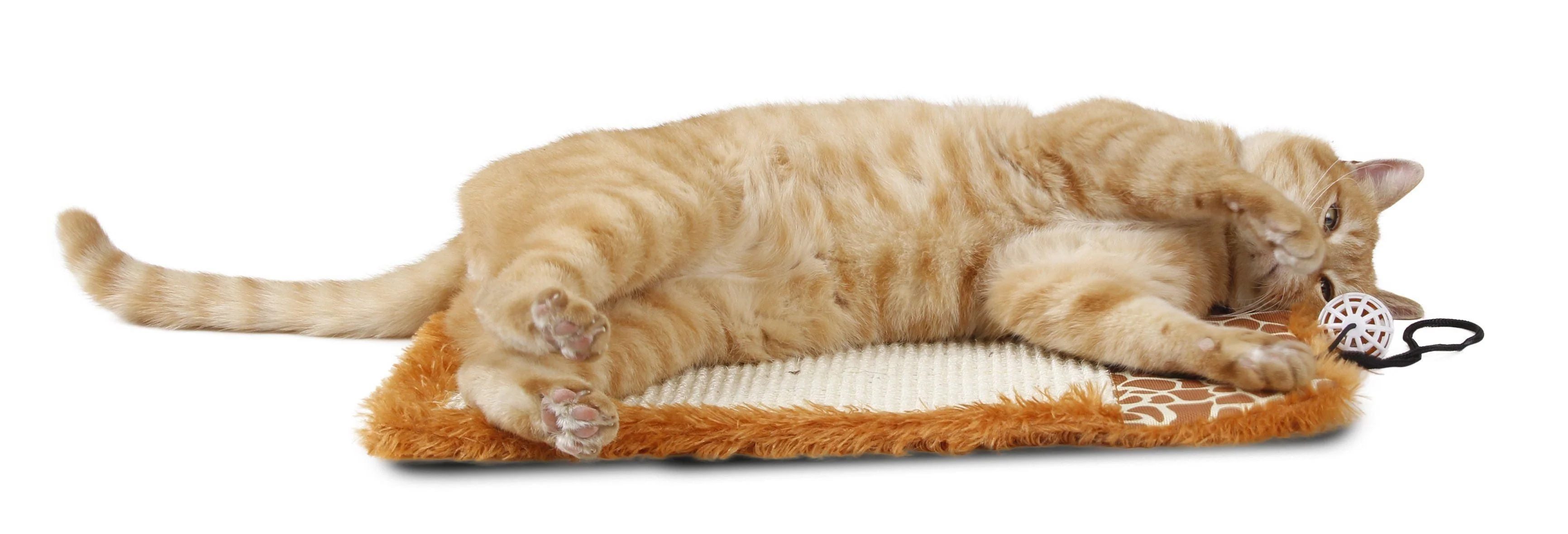 Pet Life ® 'Scrape-Away' Sisal and Jute Hanging Carpet Cat Scratcher Toy - Image 5