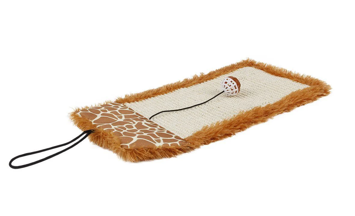 Pet Life ® 'Scrape-Away' Sisal and Jute Hanging Carpet Cat Scratcher Toy - Image 6
