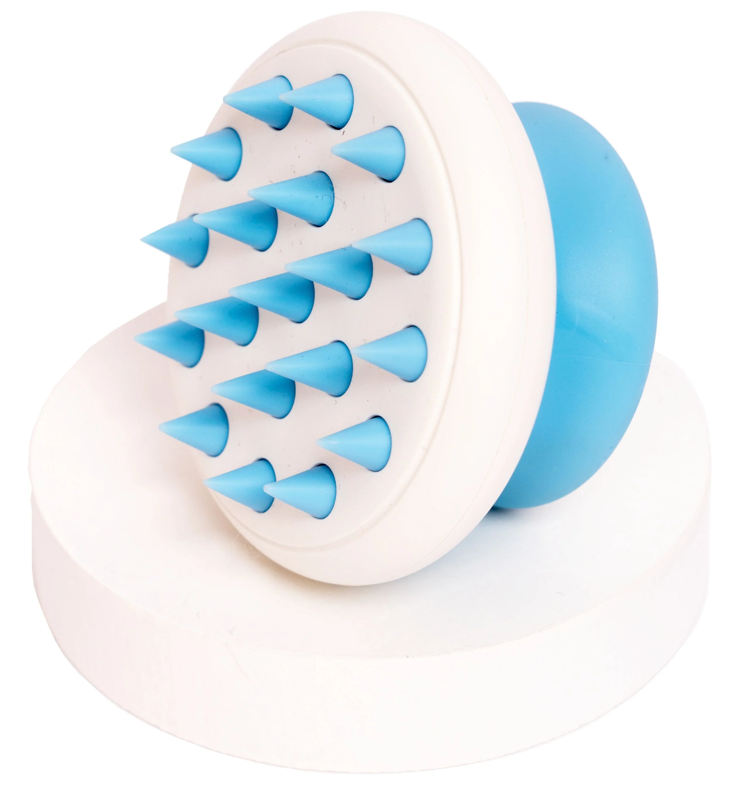 Pet Life ® 'Scwubba' Handheld Bathing Brushing and Massaging Soft Flexible Grooming Pet Comb - Image 2