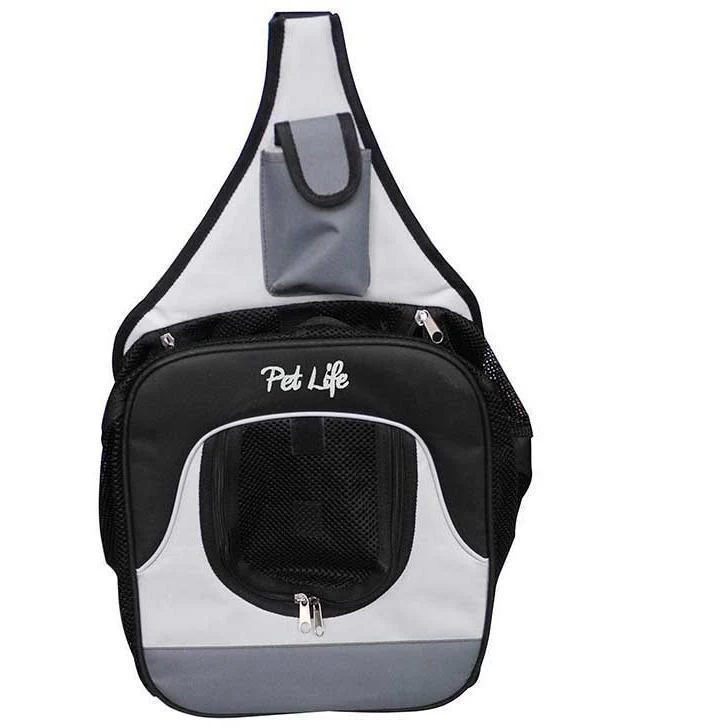 Pet Life ® Single Strap Over-The-Shoulder Hands Free Fashion Backpack Pet Dog Carrier - Image 6