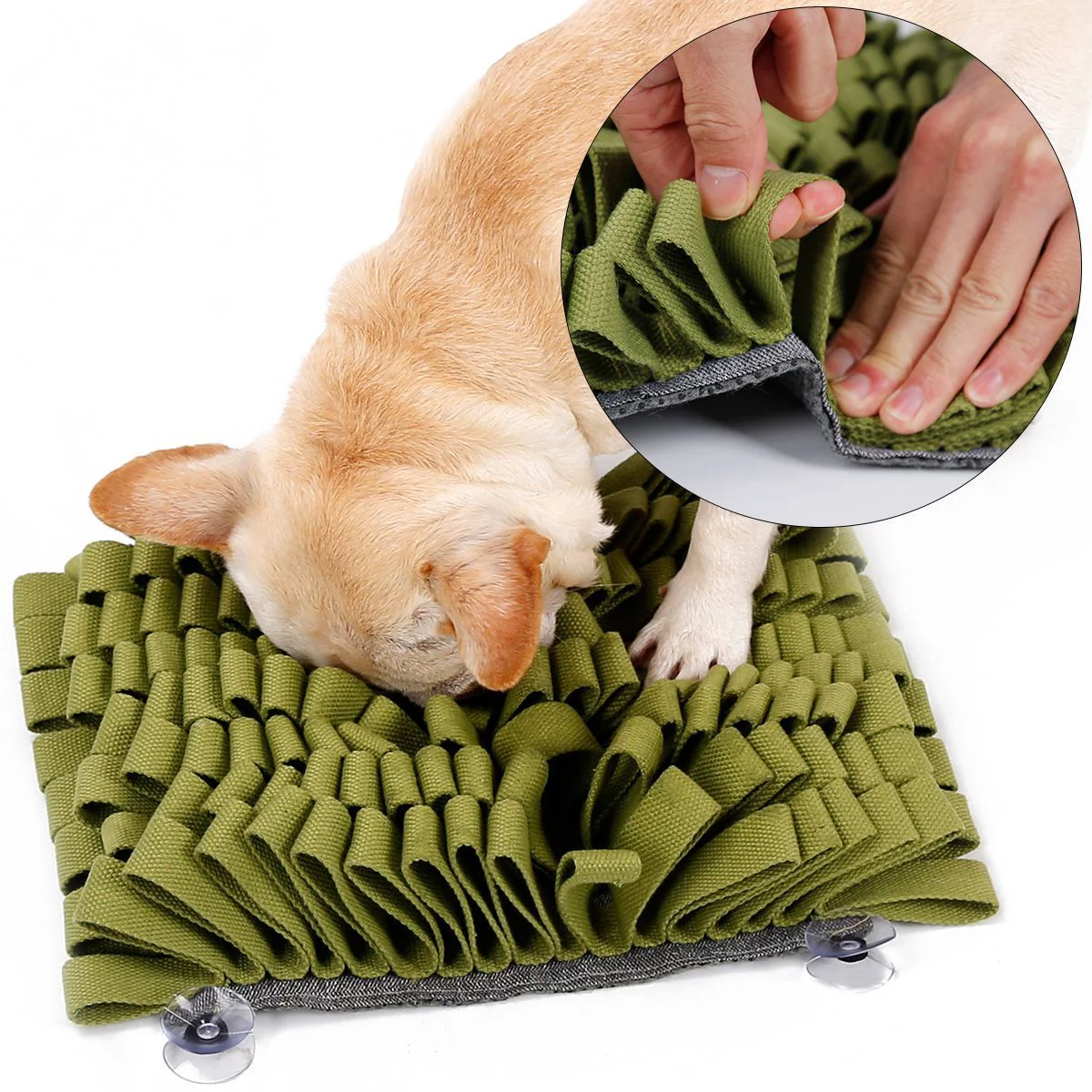 Pet Life ® 'Sniffer Grip' Interactive Anti-Skid Suction Pet Snuffle Mat - Image 20