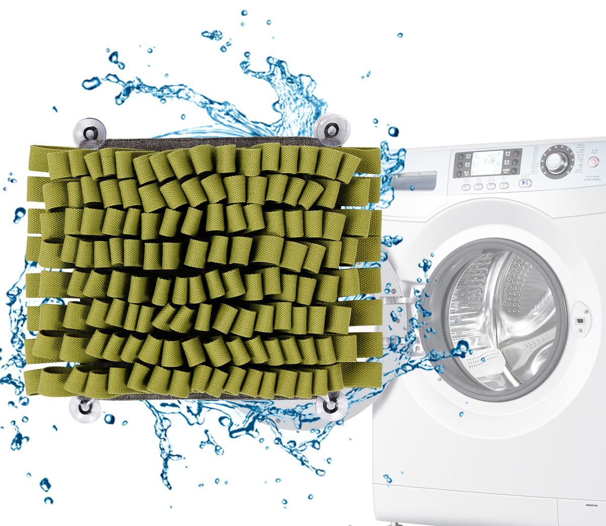 Pet Life ® 'Sniffer Grip' Interactive Anti-Skid Suction Pet Snuffle Mat - Image 22