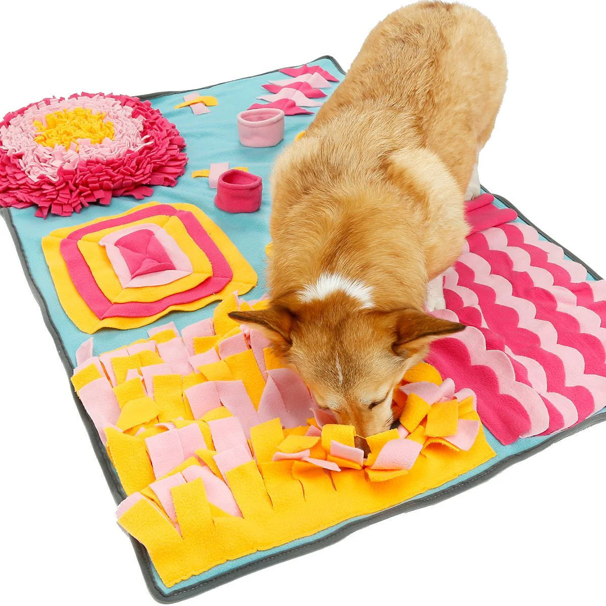 Pet Life ® 'Sniffer Snack' Interactive Feeding Pet Snuffle Mat - Image 4