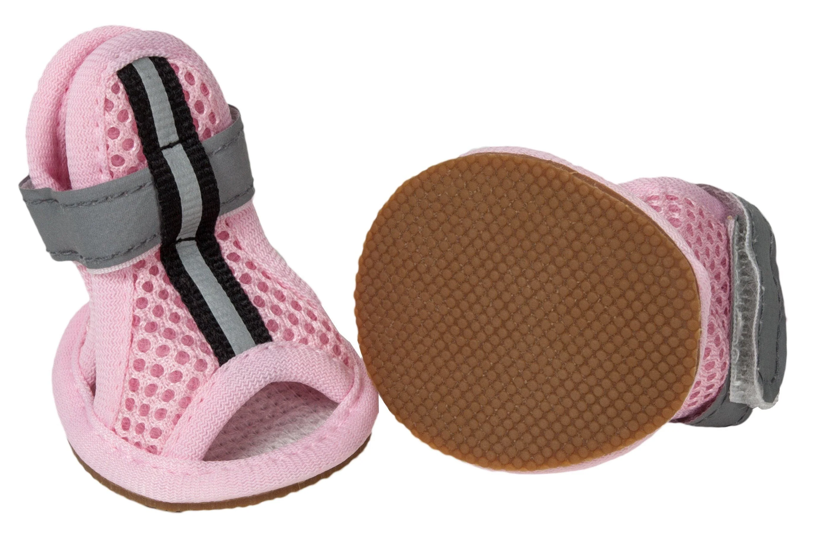 Pet Life ® 'Sporty-Supportive' Water-Resistant Mesh Dog Sandals Shoes- Set Of 4 - Image 2