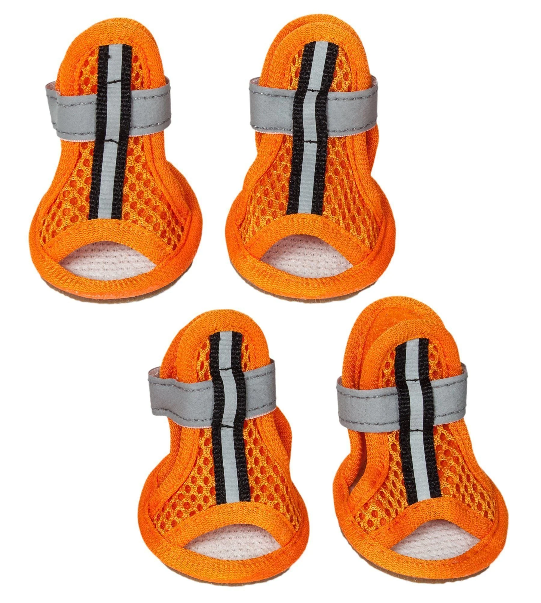Pet Life ® 'Sporty-Supportive' Water-Resistant Mesh Dog Sandals Shoes- Set Of 4 - Image 5