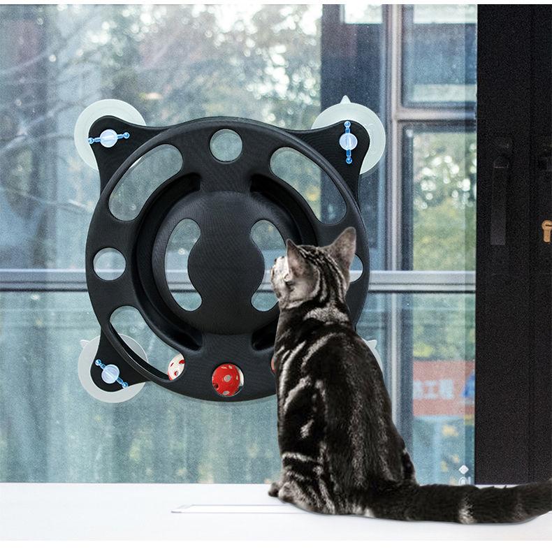 Pet Life ® 'Sticky-Swipe' Interactive Suction Cup Kitty Cat Toy - Image 2