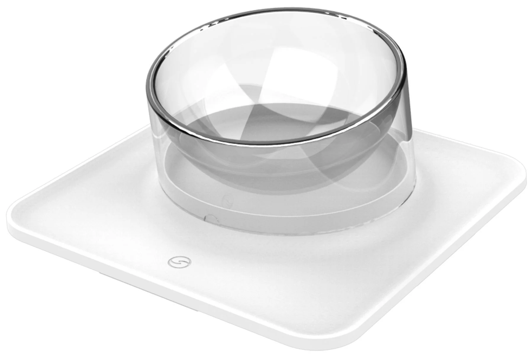 Pet Life ® 'Surface' Anti-Skid and Anti-Spill Curved and Clear Removable Pet Bowl - Image 4