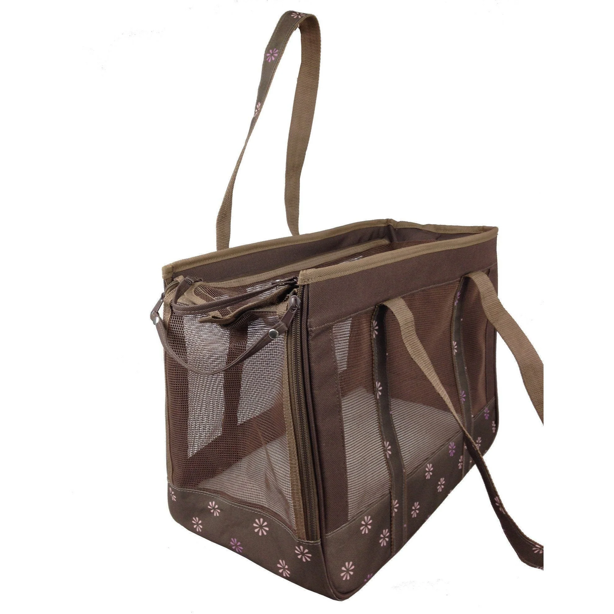 Pet Life ® 'Surround View' Posh Collapsible Fashion Designer Pet Dog Carrier - Image 5