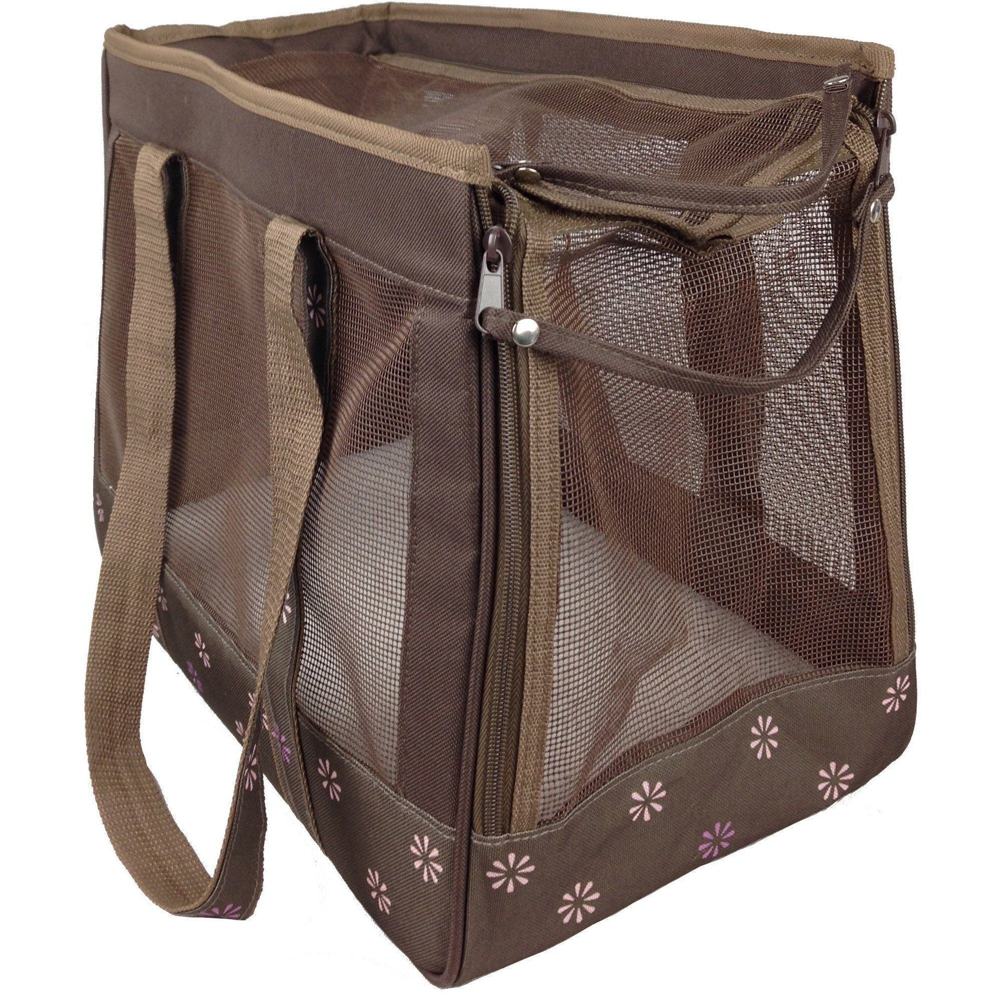 Pet Life ® 'Surround View' Posh Collapsible Fashion Designer Pet Dog Carrier - Image 7