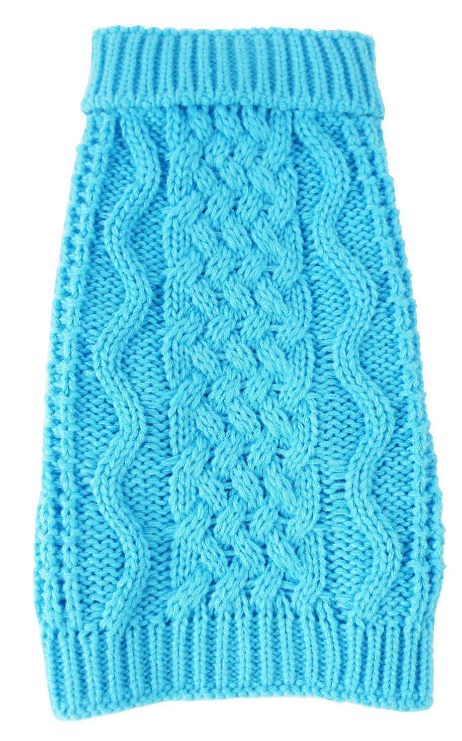 Pet Life ® 'Swivel-Swirl' Heavy Cable Knitted Fashion Designer Dog Sweater - Image 5