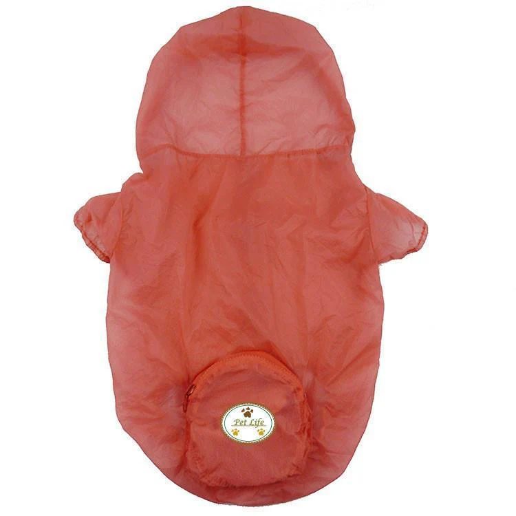 Pet Life ® 'Thunder Paw' Ultimate Waterproof Collapsible Multi-Adjustable Travel Dog Raincoat - Image 14