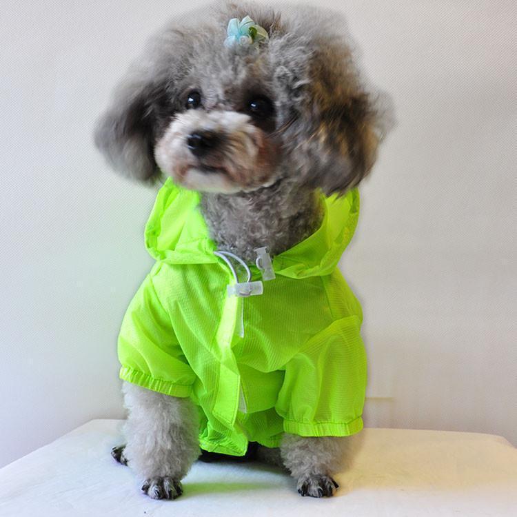Pet Life ® 'Thunder Paw' Ultimate Waterproof Collapsible Multi-Adjustable Travel Dog Raincoat - Image 16