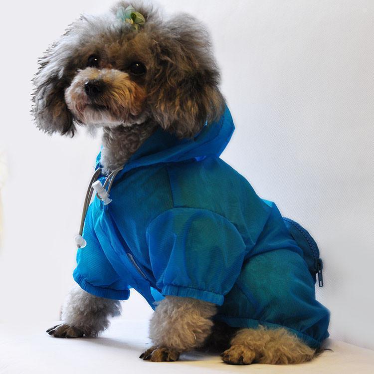 Pet Life ® 'Thunder Paw' Ultimate Waterproof Collapsible Multi-Adjustable Travel Dog Raincoat - Image 19