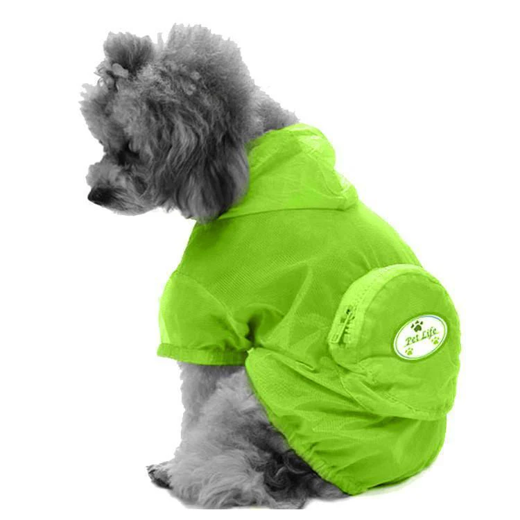 Pet Life ® 'Thunder Paw' Ultimate Waterproof Collapsible Multi-Adjustable Travel Dog Raincoat - Image 2