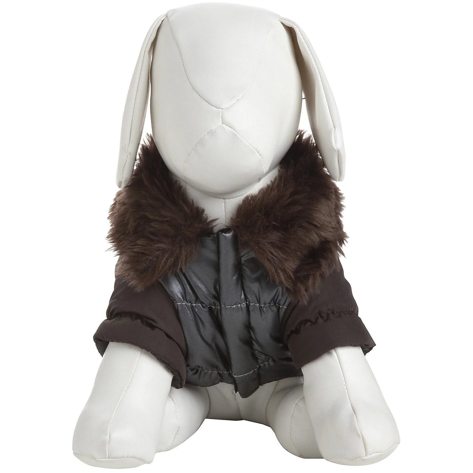 Pet Life ® Track-Collared' Metallic Ultra Fur 3M Insulated Pet Dog Jacket - Image 4
