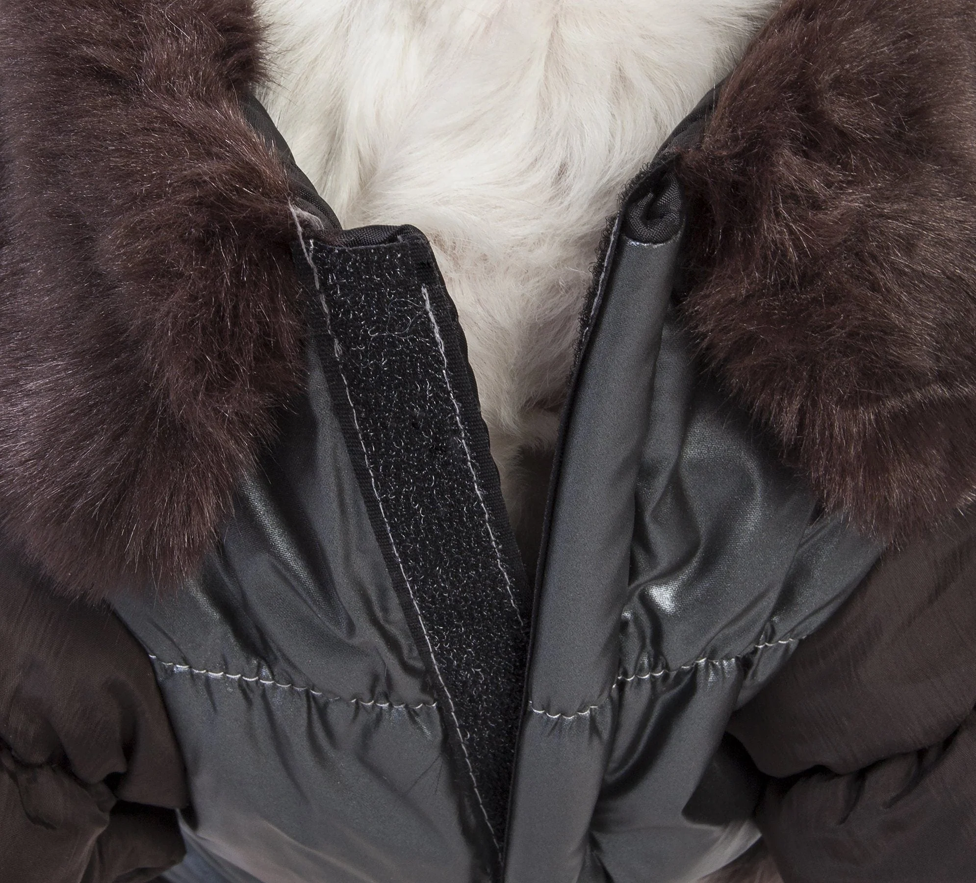 Pet Life ® Track-Collared' Metallic Ultra Fur 3M Insulated Pet Dog Jacket - Image 6