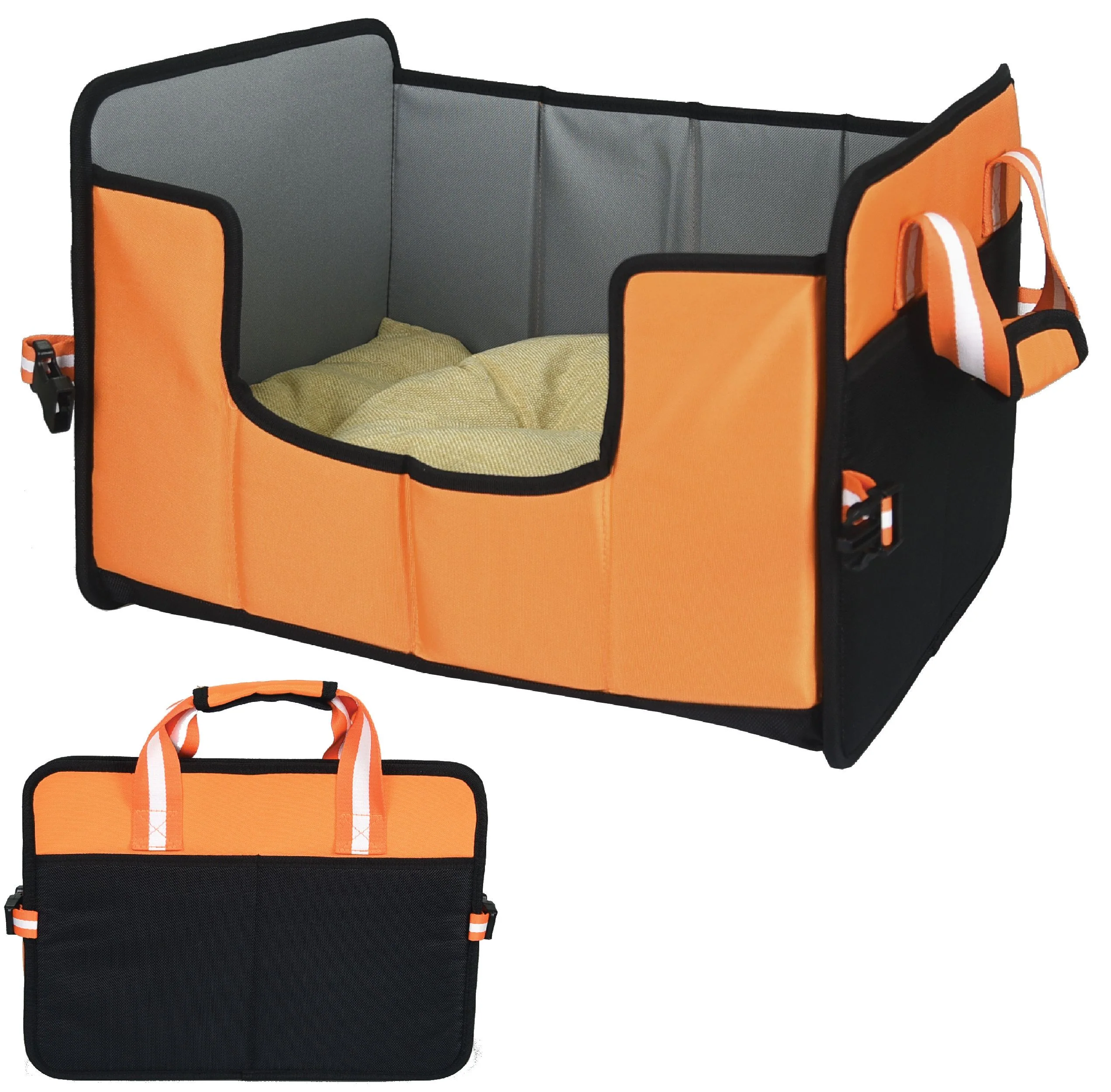 Pet Life ® 'Travel-Nest' Folding Travel Cat and Dog Bed - Image 9