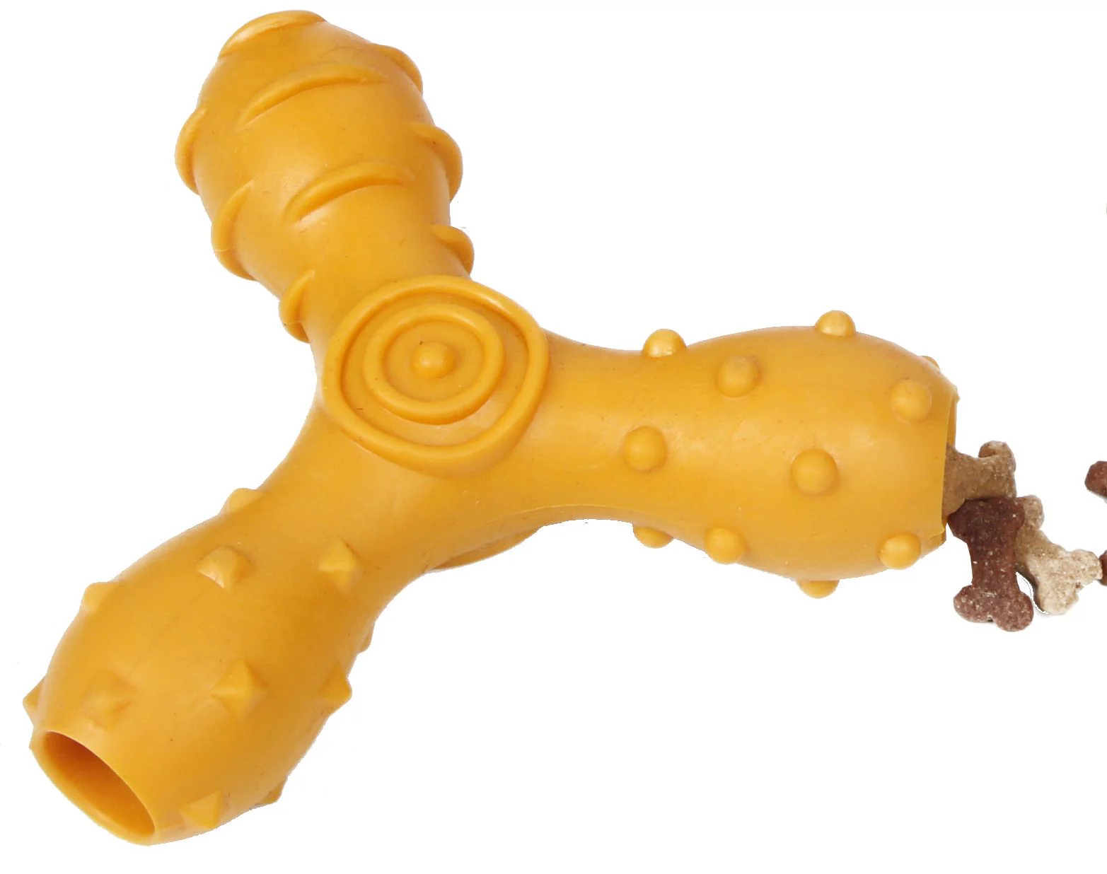 Pet Life ® 'Tri-Chew' Treat Dispensing and Chewing Interactive TPR Dog Toy - Image 4