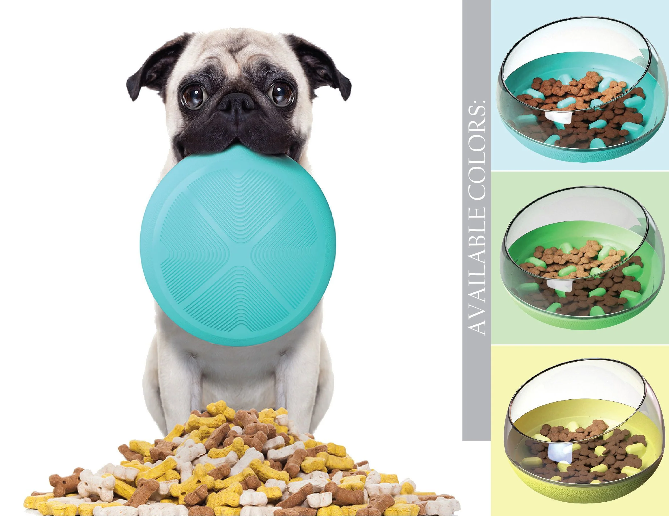 Pet Life ® 'Tumbowl' Slow Feeding Pet Bowl - Image 5