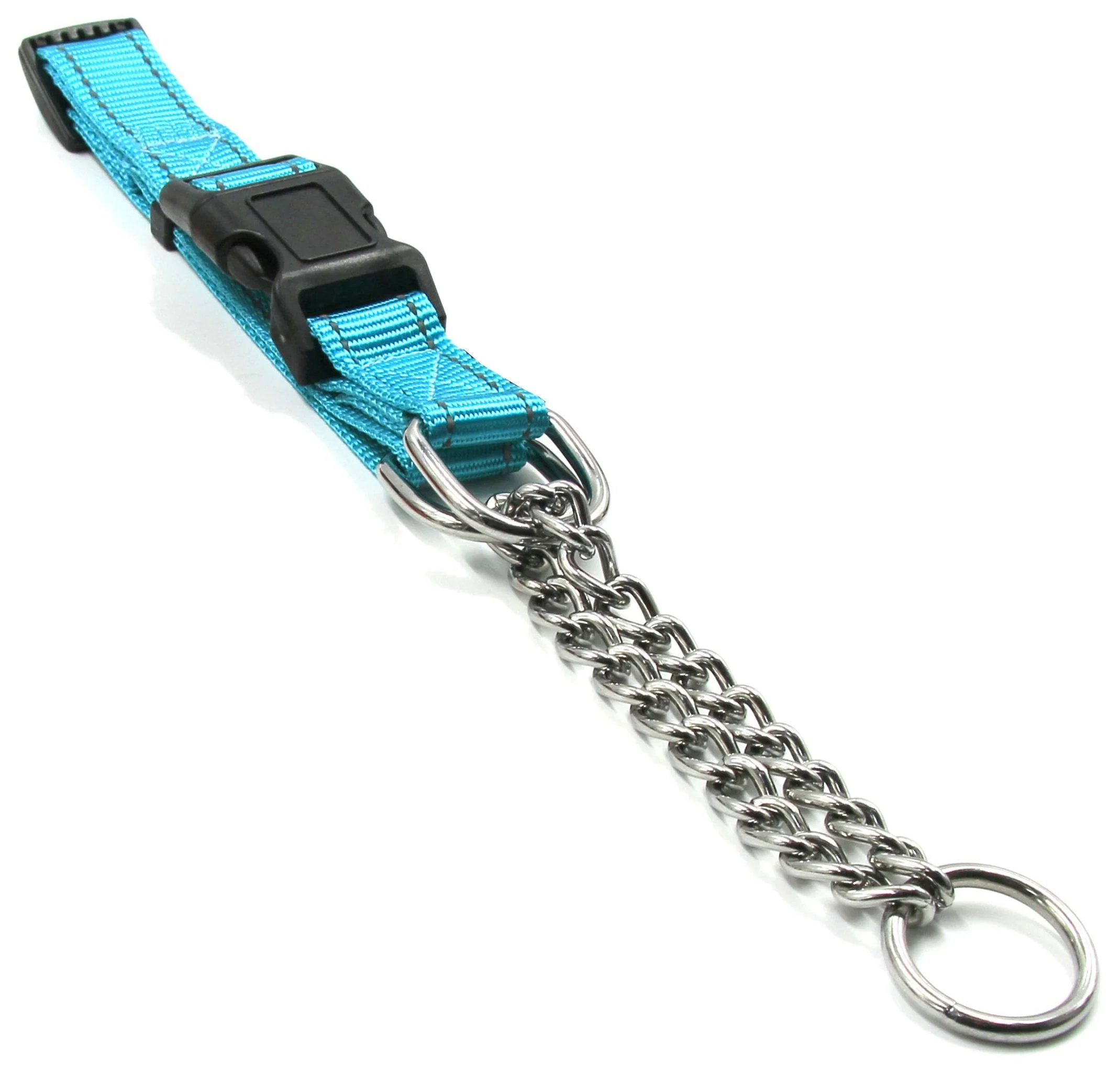 Pet Life ® 'Tutor-Sheild' Martingale Safety and Training Chain Dog Collar - Image 4