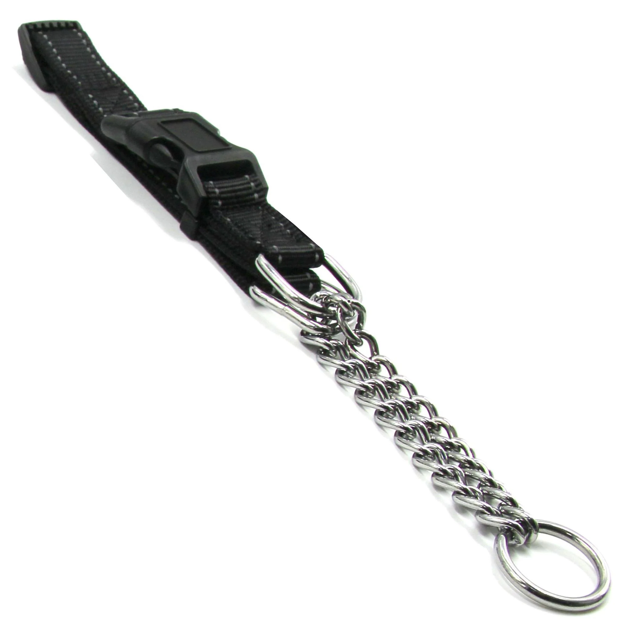 Pet Life ® 'Tutor-Sheild' Martingale Safety and Training Chain Dog Collar - Image 5