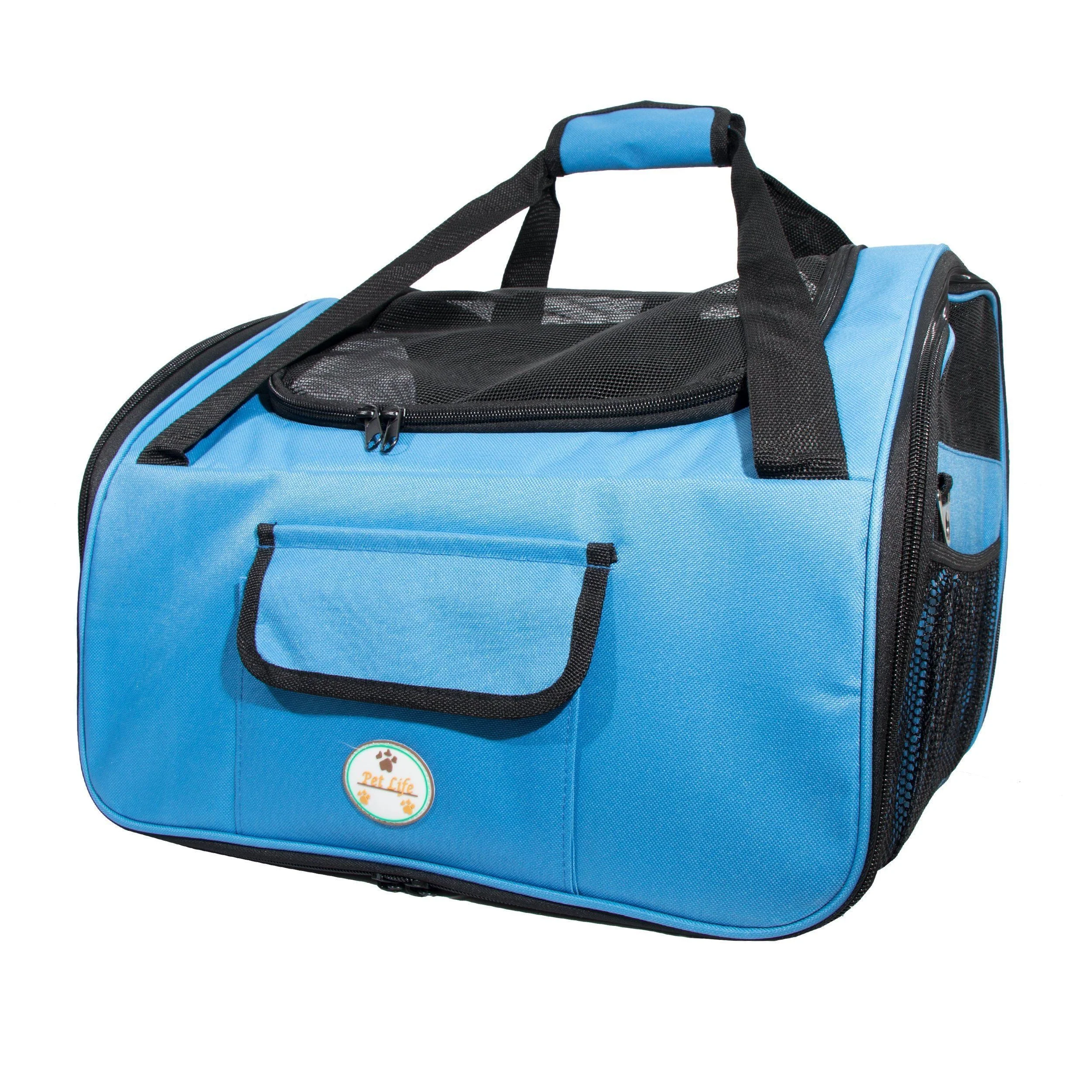 Pet Life ® 'Ultra-Lock' Collapsible Safety Travel Wire Folding Pet Dog Carseat Car Seat Carrier crate - Image 10