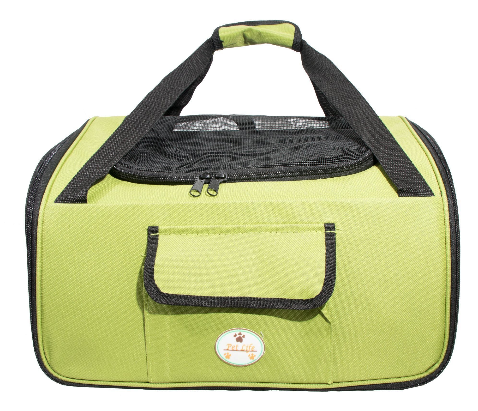 Pet Life ® 'Ultra-Lock' Collapsible Safety Travel Wire Folding Pet Dog Carseat Car Seat Carrier crate - Image 8