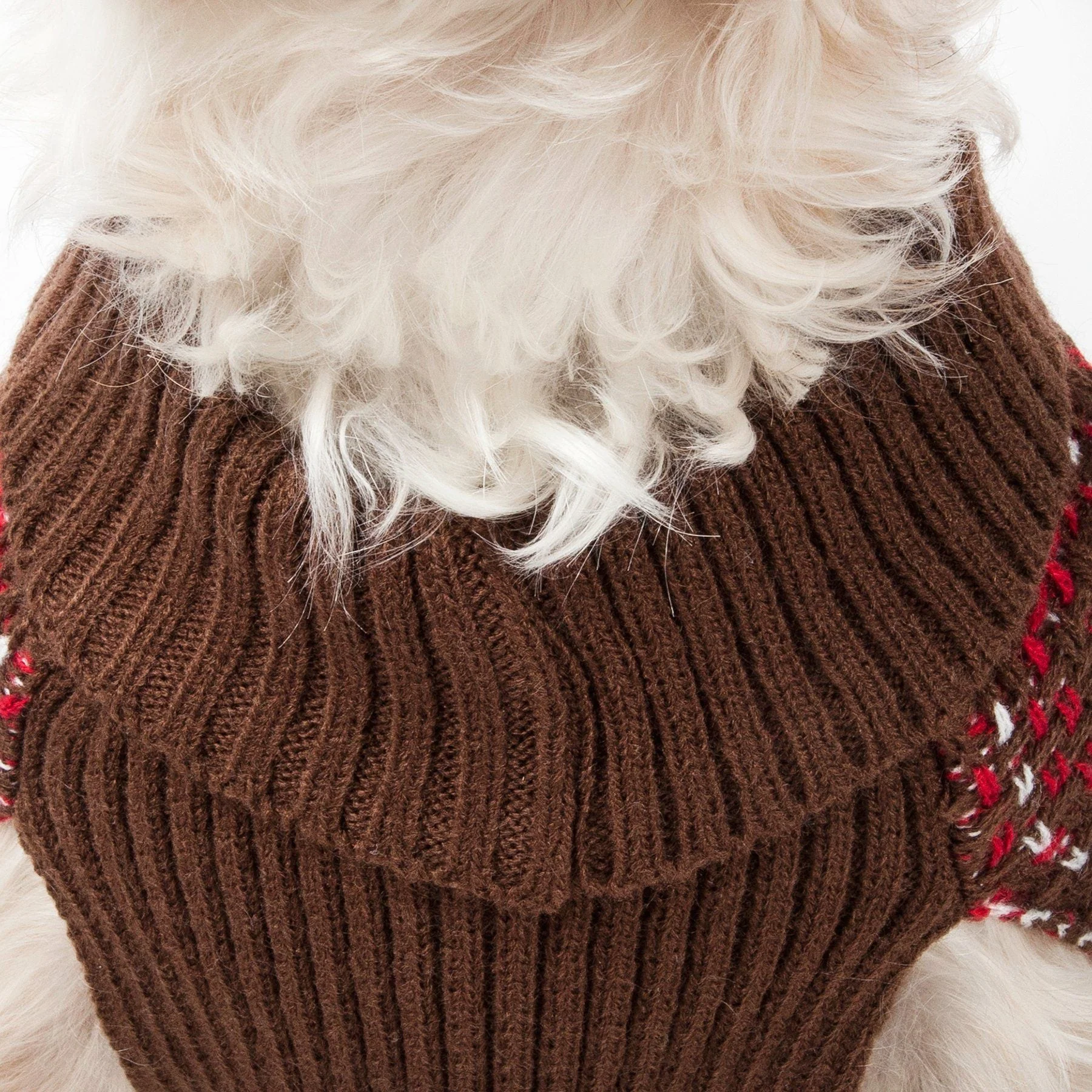 Pet Life ® Vintage Symphony Static Fashion Knitted Designer Dog Sweater - Image 3