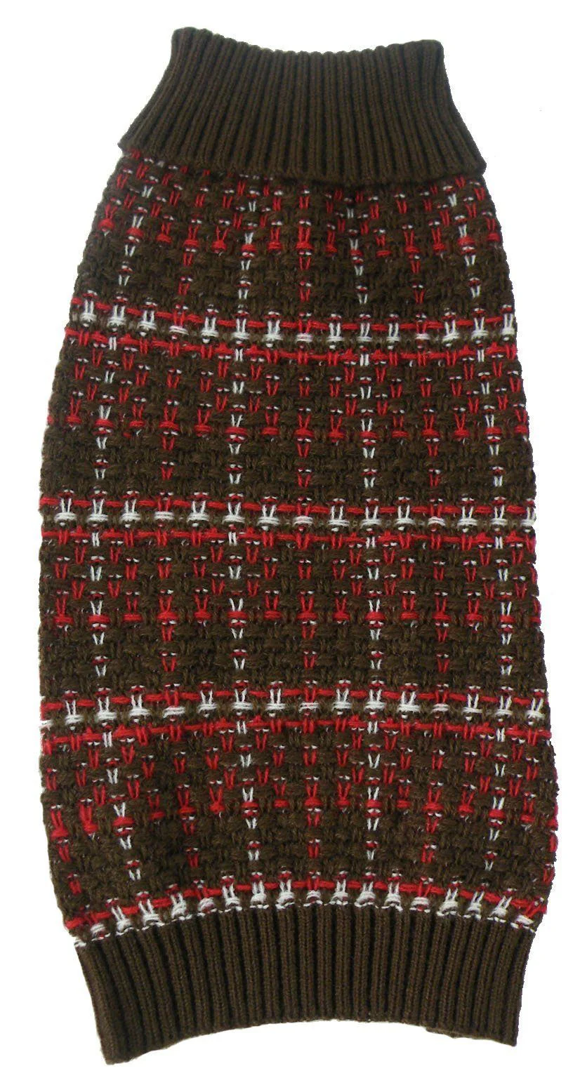 Pet Life ® Vintage Symphony Static Fashion Knitted Designer Dog Sweater - Image 4