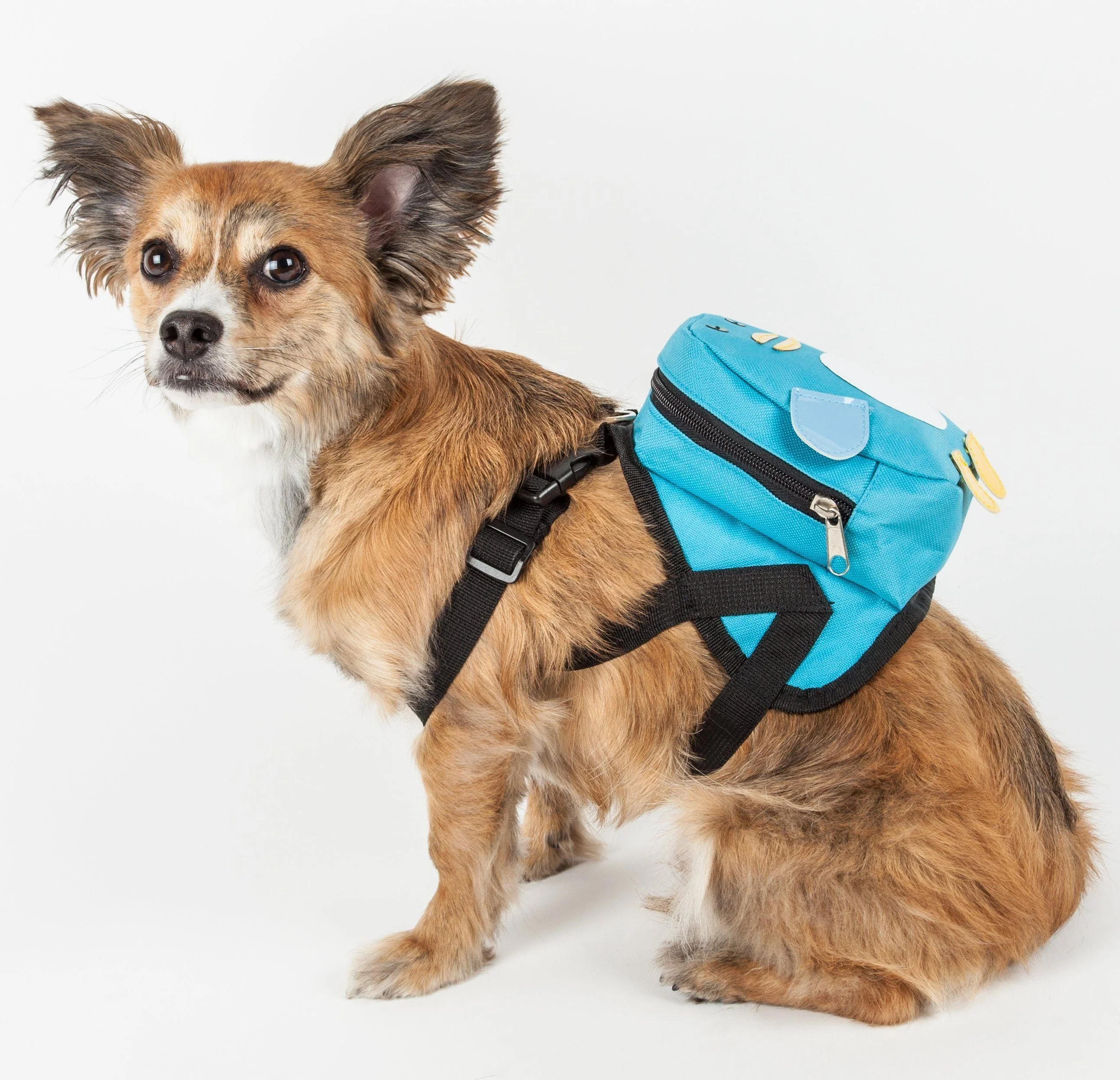 Pet Life ® 'Waggler Hobbler' Large-Pocketed Animated Fashion Dog Harness Backpack - Image 2