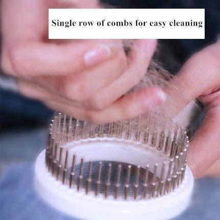 Pet Life ® 'WAGNIFY' 360 Degree and Multi-Directional Modern Grooming Pet Rake Comb - Image 3