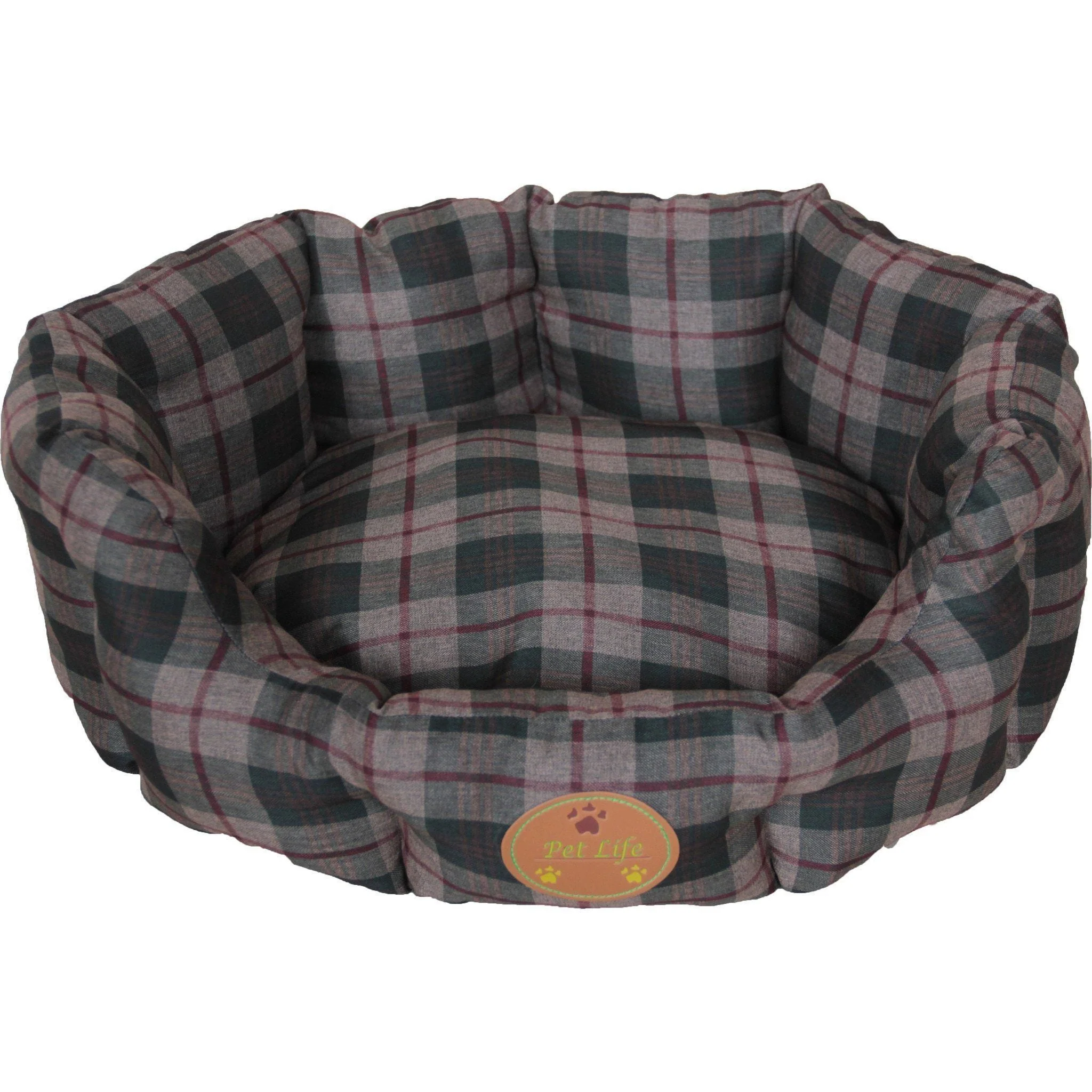 Pet Life ® 'Wick-Away' Wick-proof Nano-Silver and Anti-Bacterial Water Resistant Rounded Circular Pet Dog Bed Lounge - Image 2