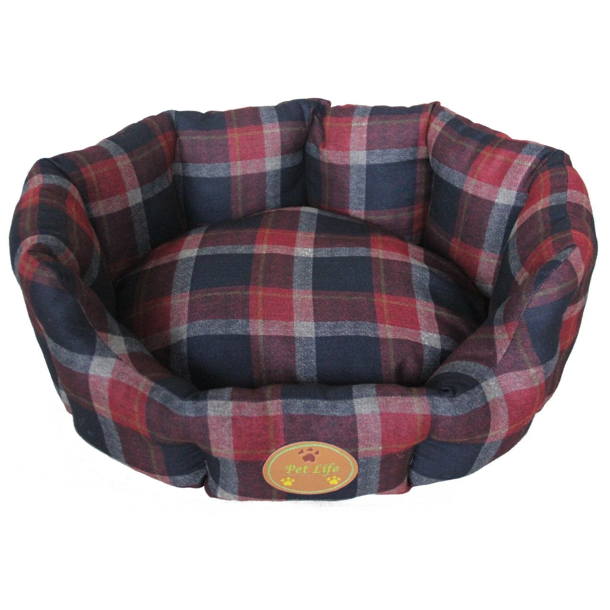 Pet Life ® 'Wick-Away' Wick-proof Nano-Silver and Anti-Bacterial Water Resistant Rounded Circular Pet Dog Bed Lounge - Image 3
