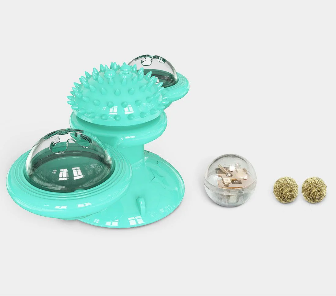 Pet Life ® 'Windmill' Rotating Suction Cup Spinning Cat Toy - Image 17