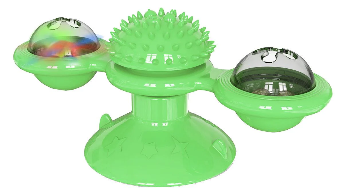 Pet Life ® 'Windmill' Rotating Suction Cup Spinning Cat Toy - Image 8