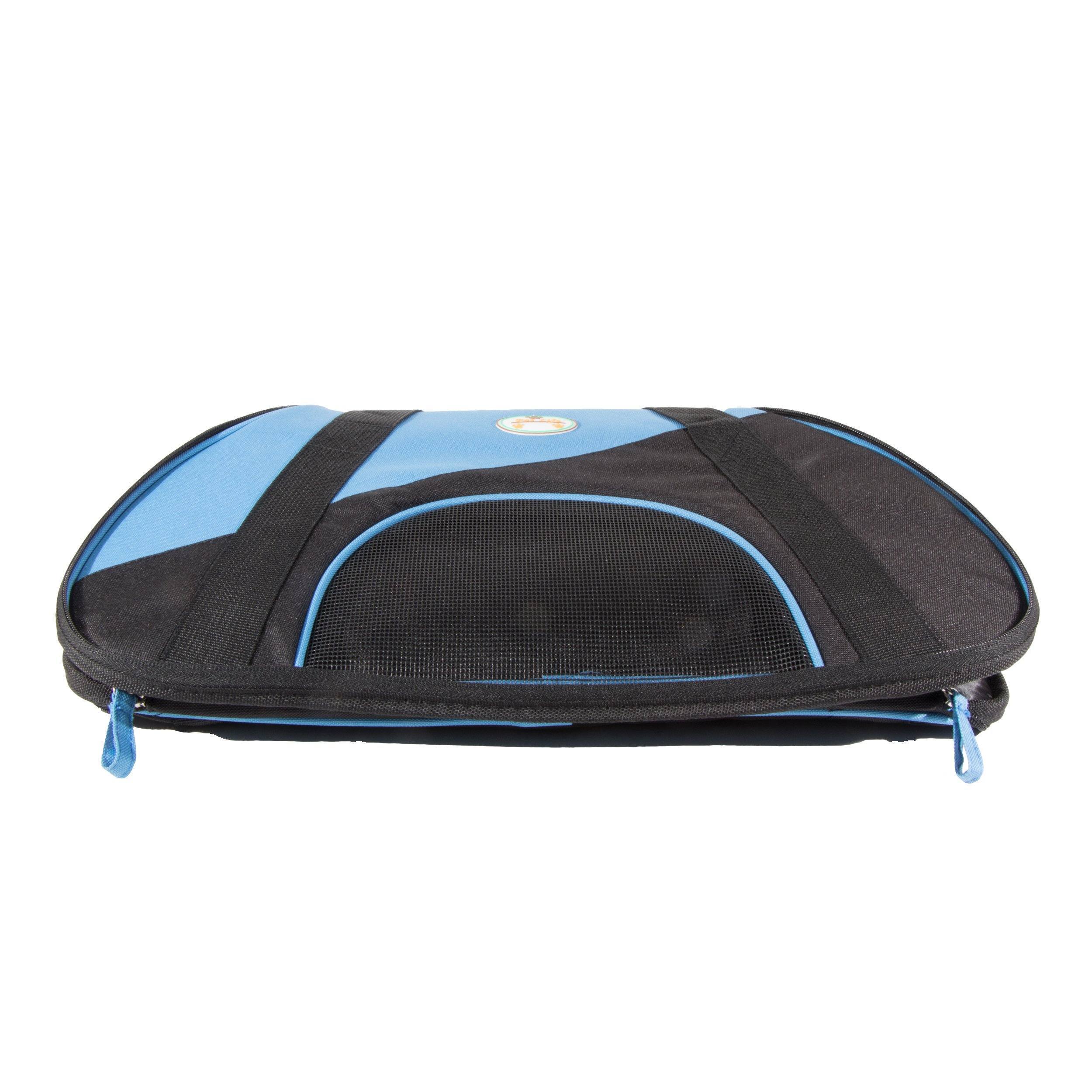 Pet Life ® 'Zip-N-Go' Airline Approved Contoured Fashion Designer Pet Dog Carrier - Image 10