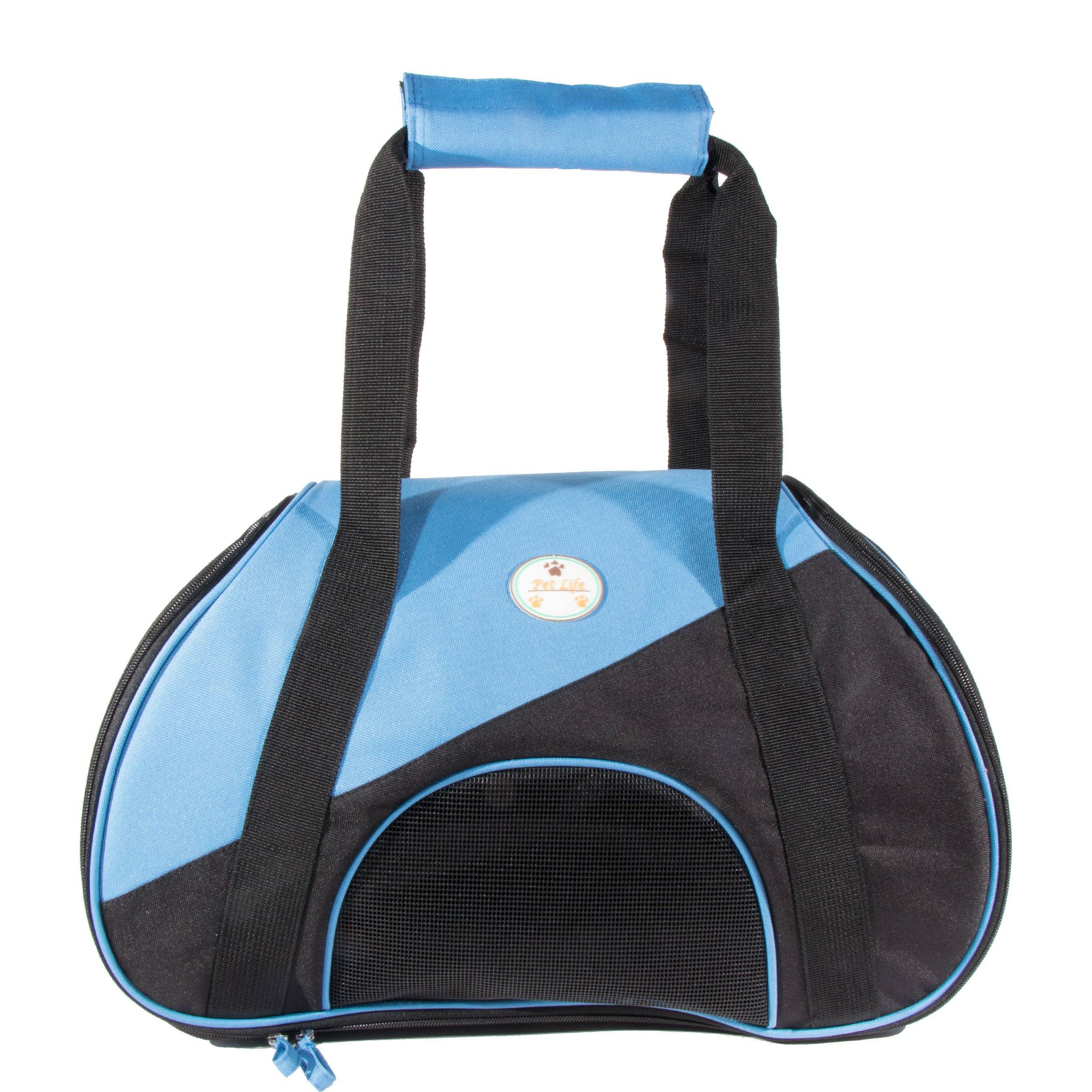 Pet Life ® 'Zip-N-Go' Airline Approved Contoured Fashion Designer Pet Dog Carrier - Image 4