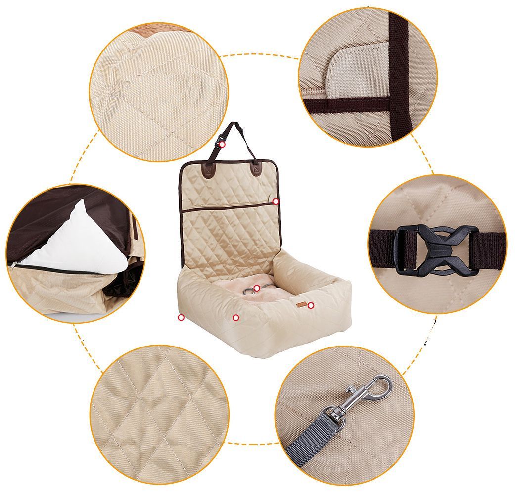 Pet Life ®'Pawtrol' Dual Converting Travel Safety Carseat and Pet Bed - Image 4