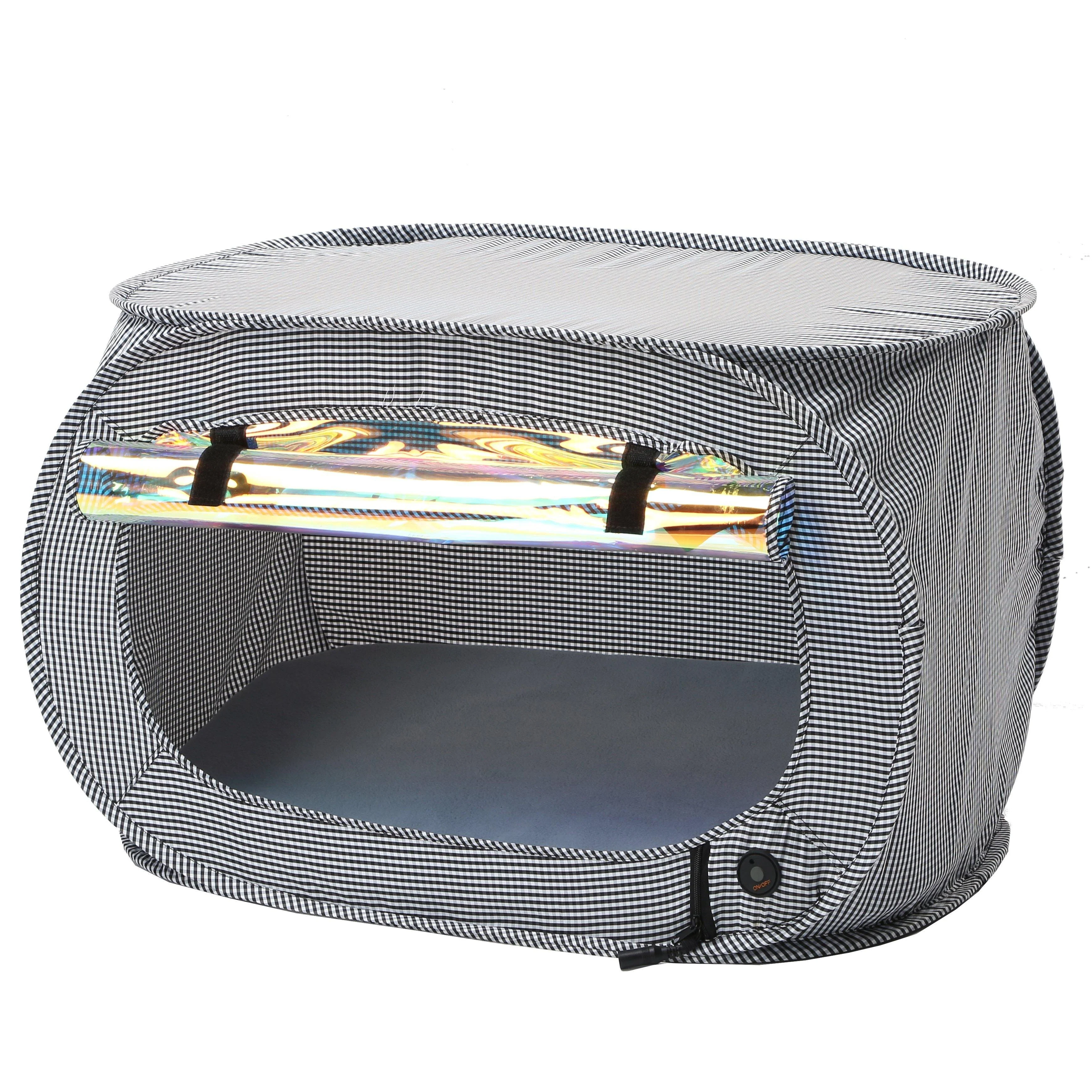 Pet Life "Enterlude" Electric Heating Wire Folding Travel Pet Tent Crate - Image 2
