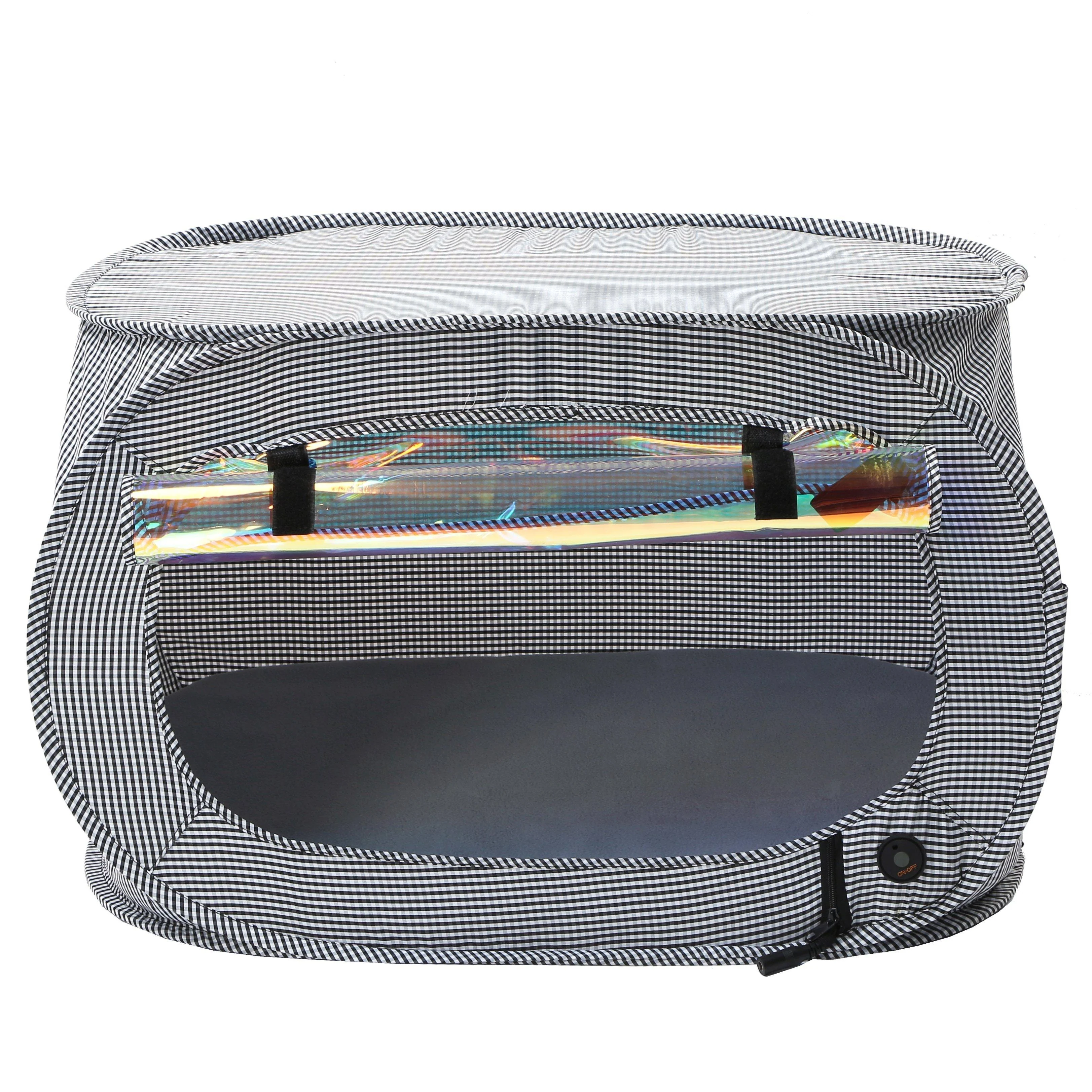 Pet Life "Enterlude" Electric Heating Wire Folding Travel Pet Tent Crate - Image 3